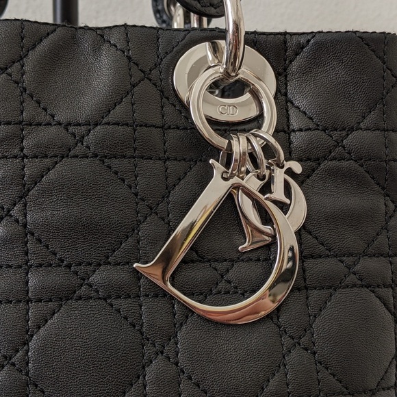 Christian Dior Lambskin Cannage Lady Dior - Picture 6 of 15